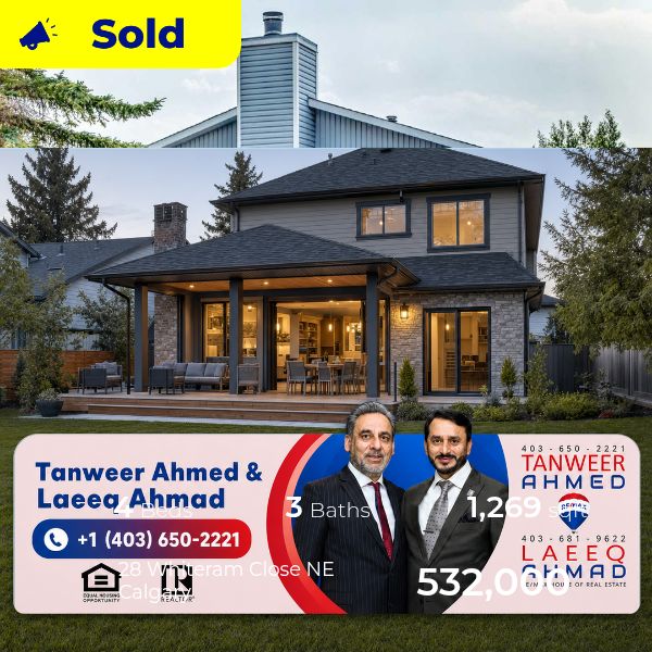 This House at 28 Whiteram Close Northeast Calgary has just been sold